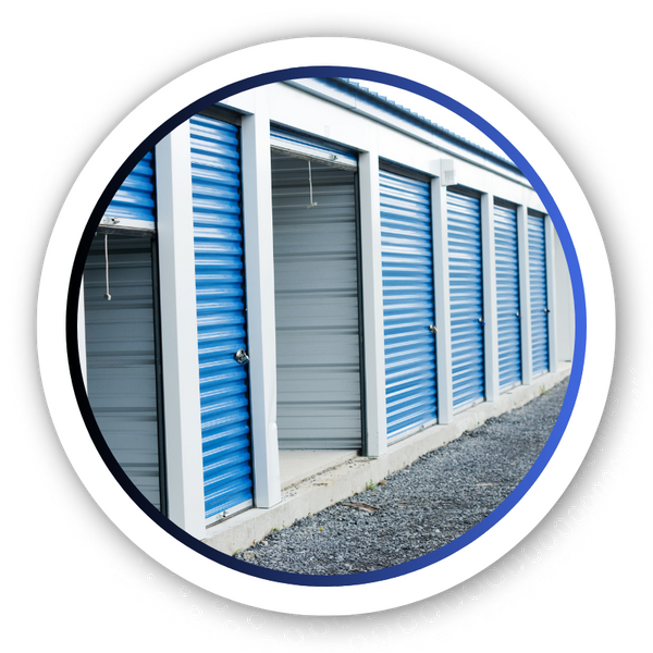 storage unit with locks and open doors storage unit with locks and open doors