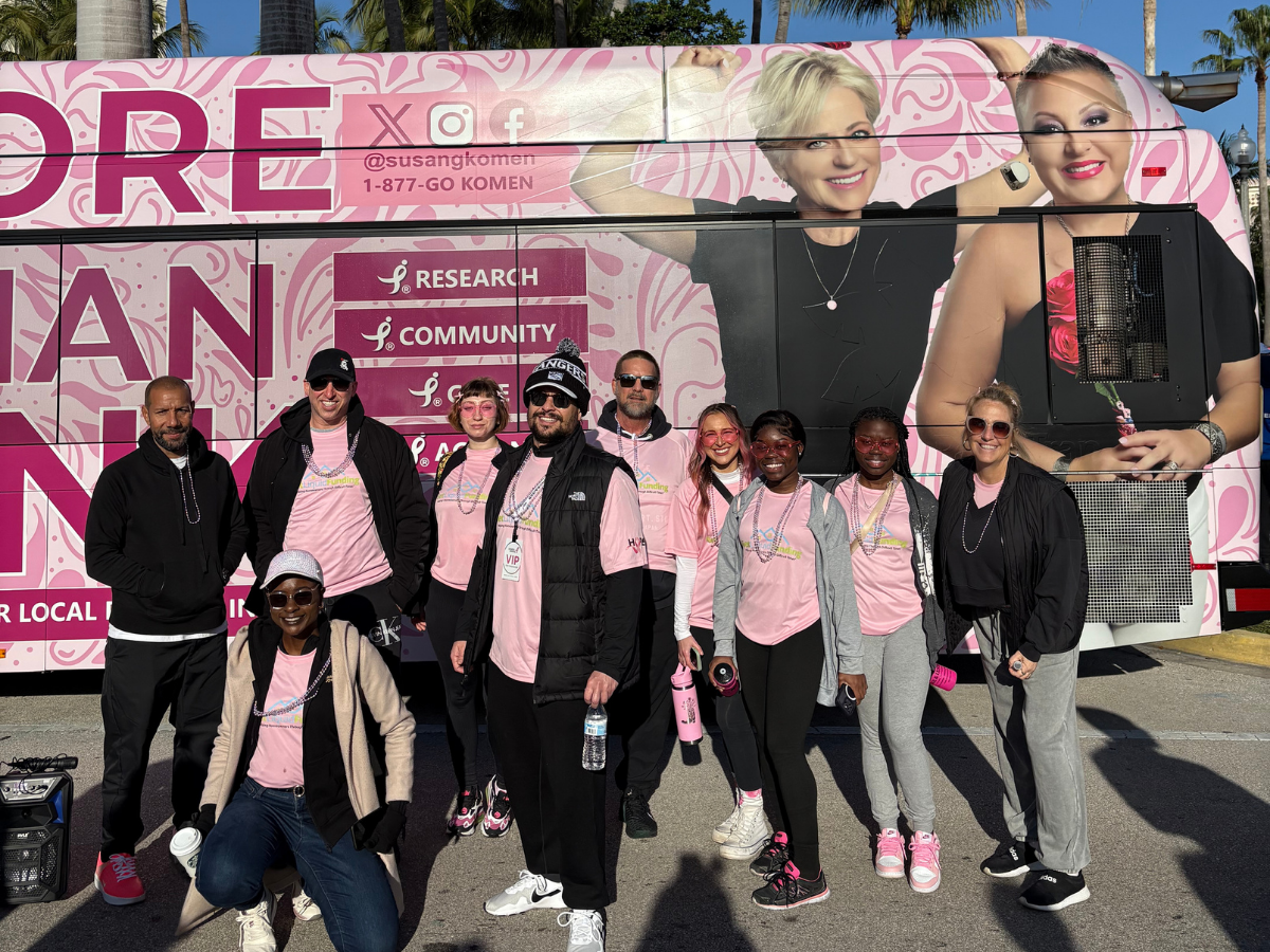Get Liquid Funding team at the Pink Walk