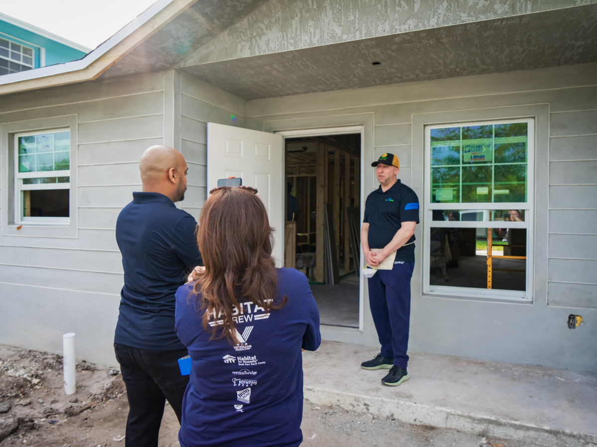 Habitat for humanity volunteers