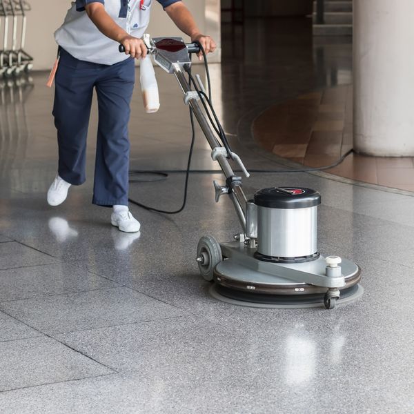 image of stripping and waxing floors