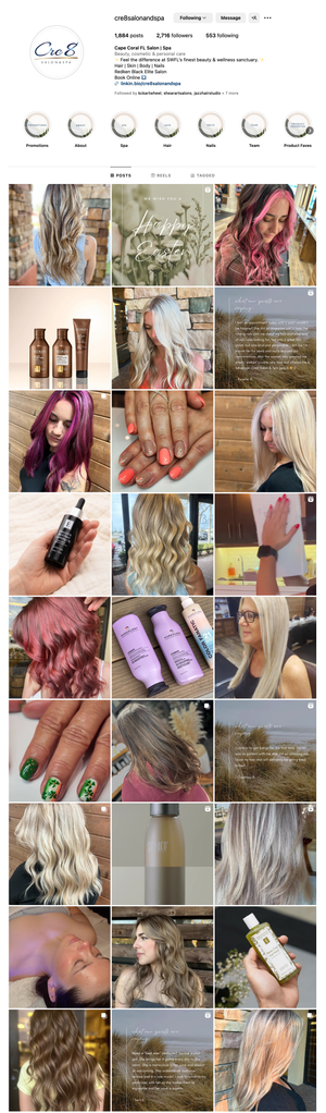 Take a peek Cre8 Salon & Spa