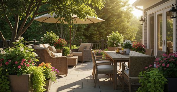 A beautiful, pest-free outdoor patio ready for summer