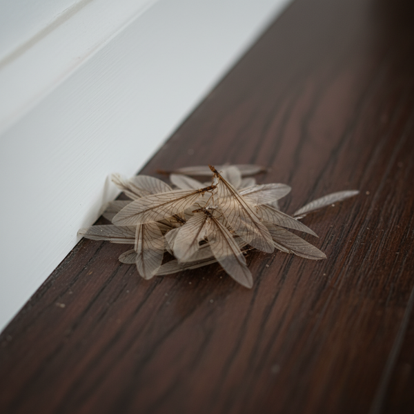 pile of wings on floor