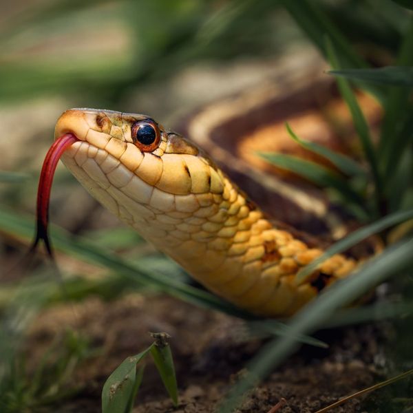 a garter snake in the grass What to Do About a Snake in Your Yard (4).jpg