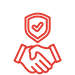 Honest and trustworthy icon Honest and trustworthy icon