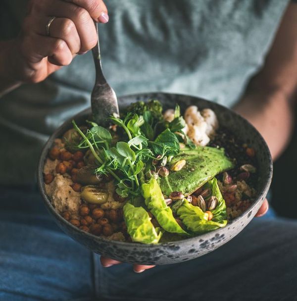 A healthy bowl of food