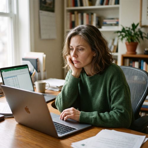 Person experiencing fatigue and low energy, a common sign of hormone imbalance
