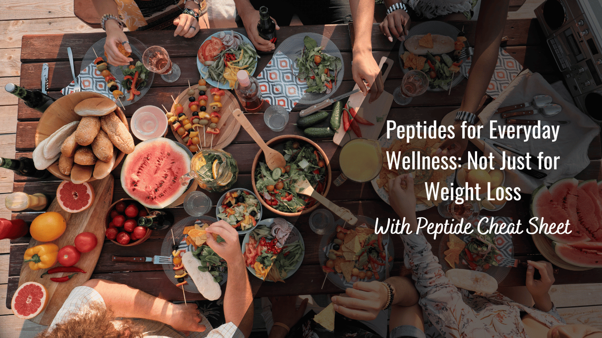 Peptides are used for wellness and longevity Peptides are used for wellness and longevity