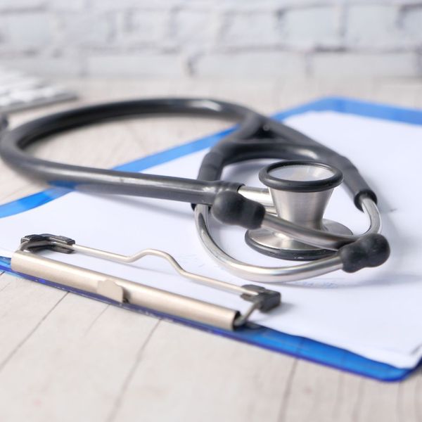 stethoscope and medical paper stethoscope and medical paper