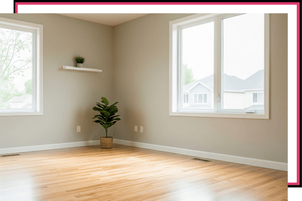 house that has undergone mold remediation and is in like-new condition again