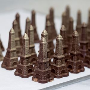 chocolate Eiffel towers
