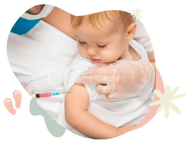 baby receiving shot baby receiving shot