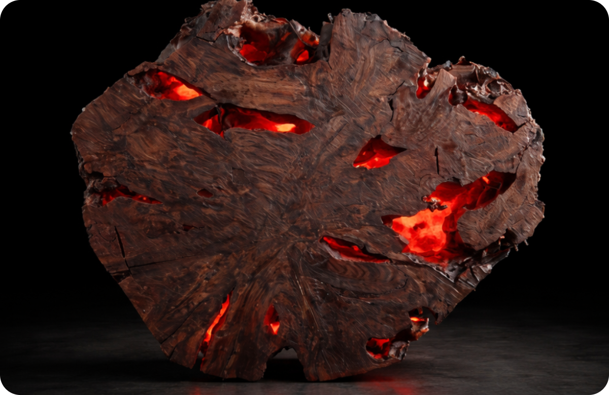 Bastogne Walnut Slab Art
