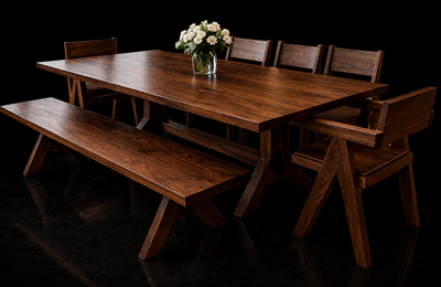 Black Walnut Dining Set