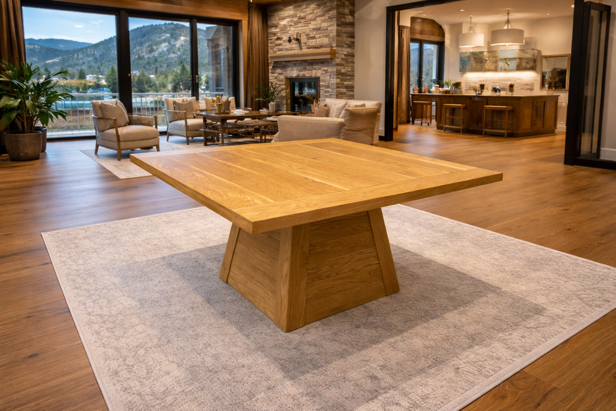 Custom White Oak Table
