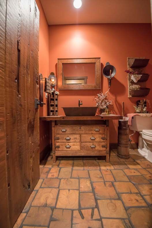 Hand Hewn Cobble Floor