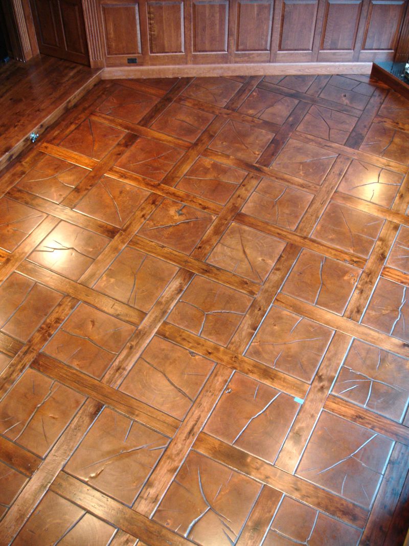 Wood Tile Parquet Flooring