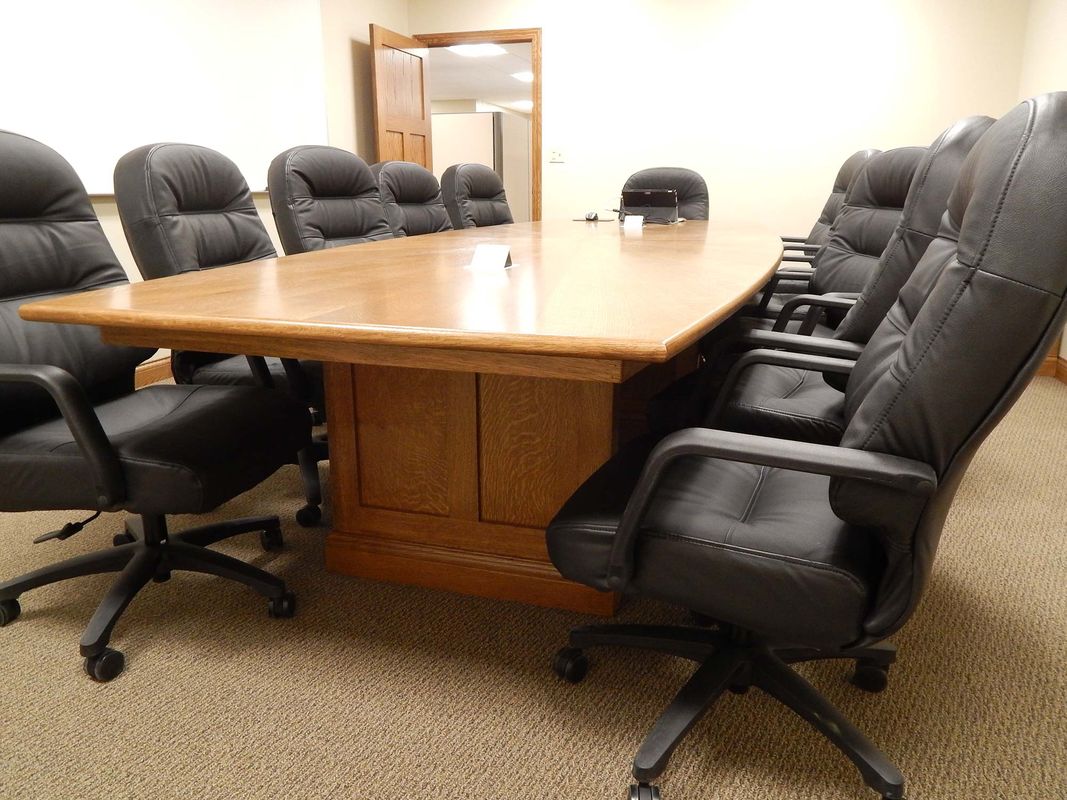 Quartersawn White Oak Custom Conference Room Table