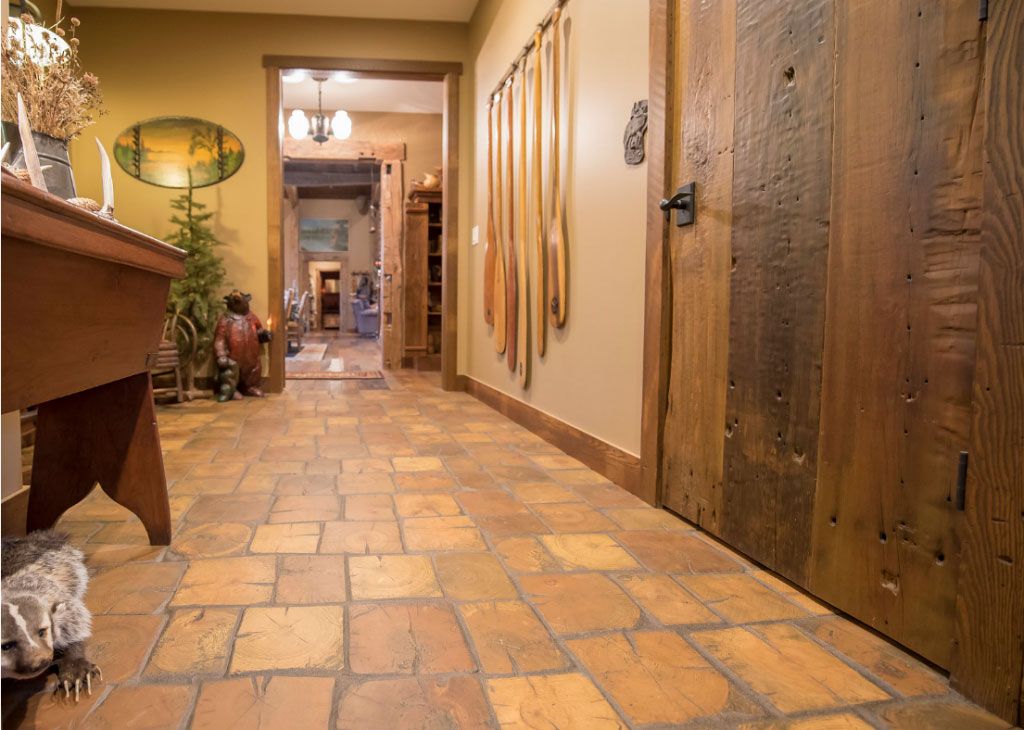 Cobble Block Wood Floor