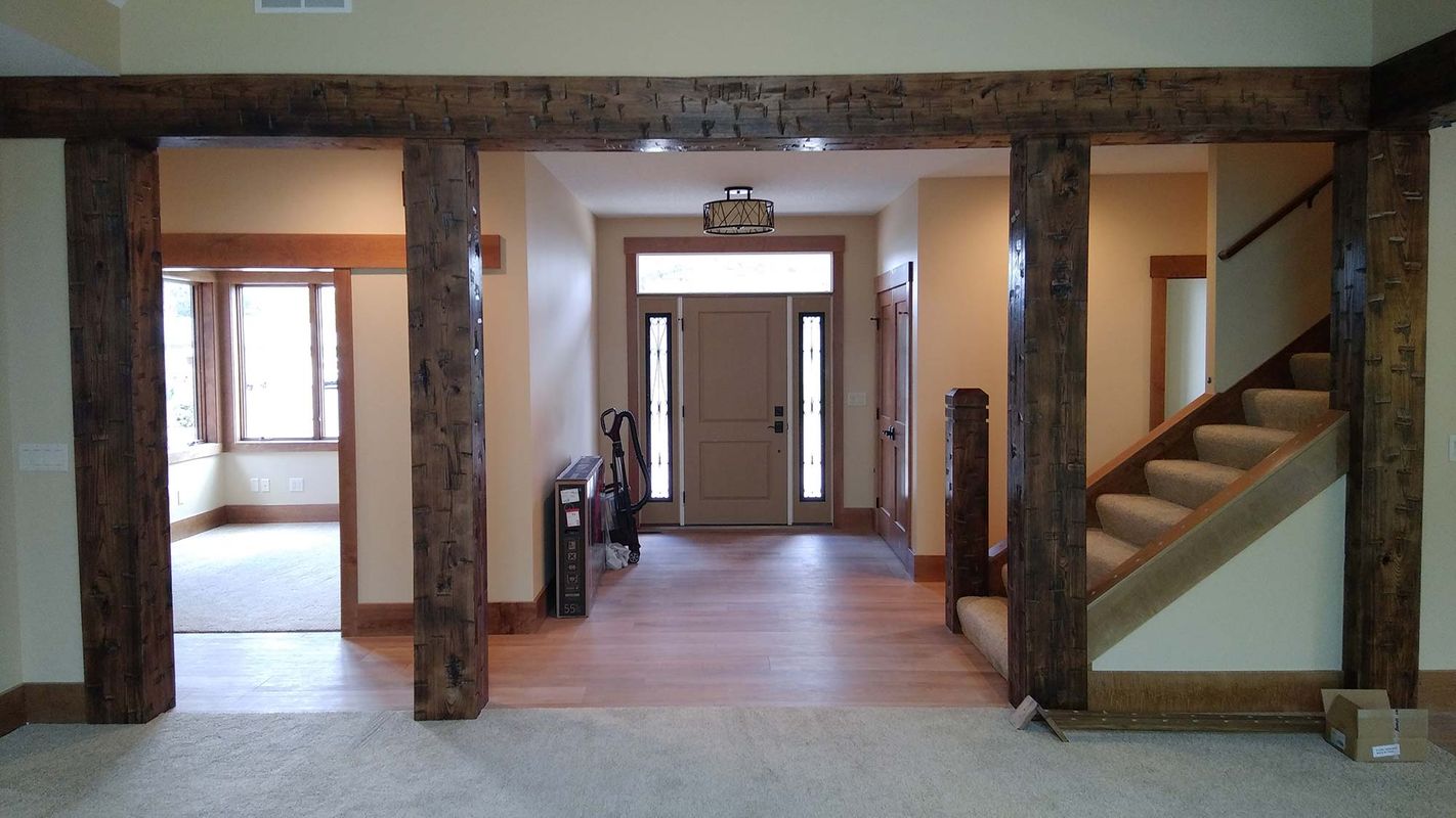 Hickory Trim Box Beams