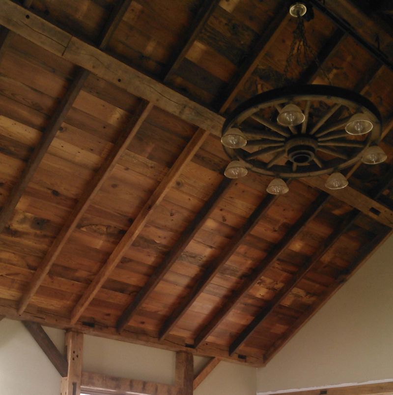Shiplap and Barn Beams