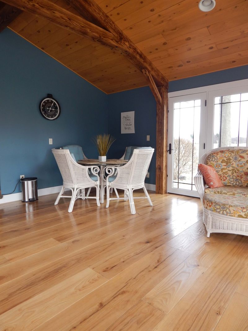 Beach House Floor Ceiling and Beams