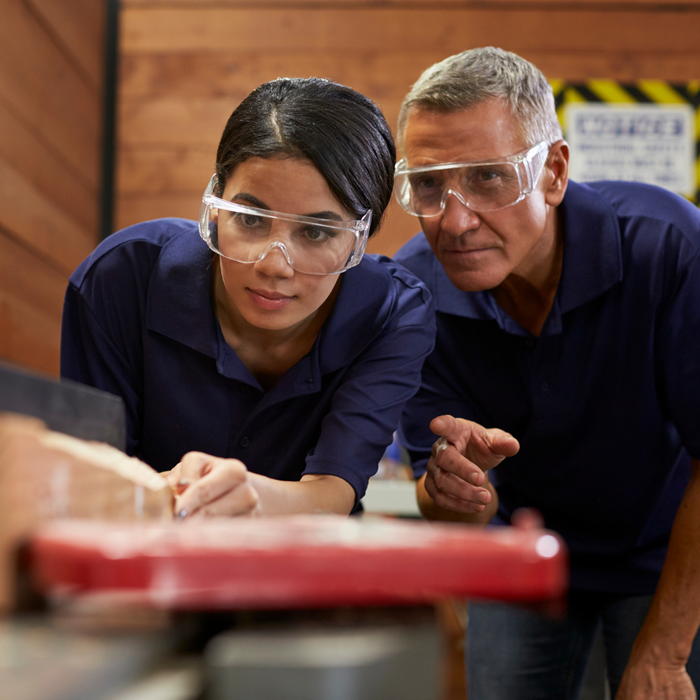 woodworking class. 