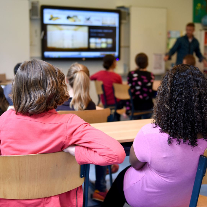 high school classroom