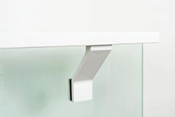Glass-mounted-white-handrail-bracket