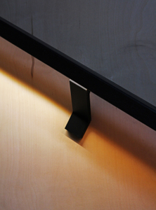 Componance Black Modern Wall-Mounted Handrail Bracket