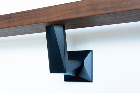 Wall-mounted-black-handrail-bracket 