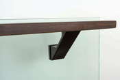 Componance VS Series Black Glass-Mounted Bracket