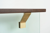 Contemporary-glass-mounted-brass-handrail-bracket