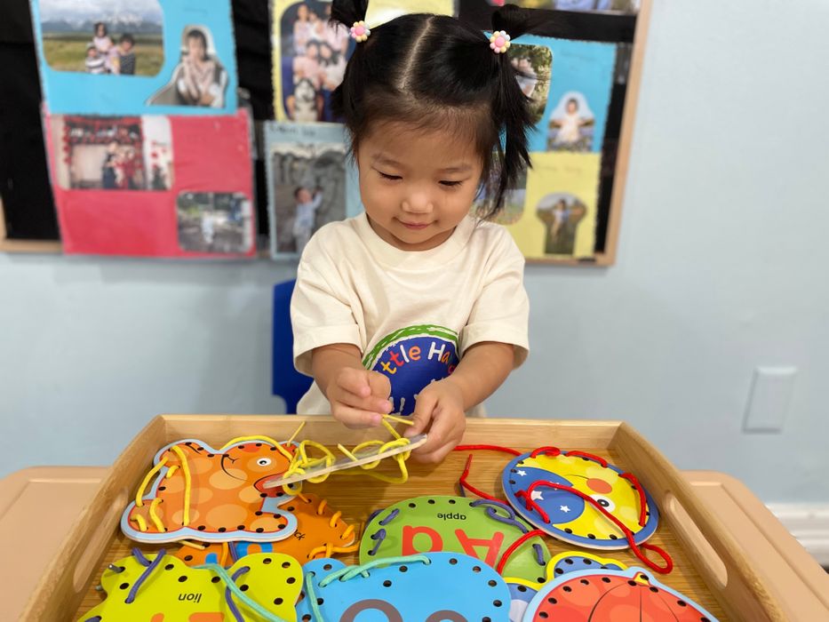 Lacing and Trace activity for Fine Motor Skills
