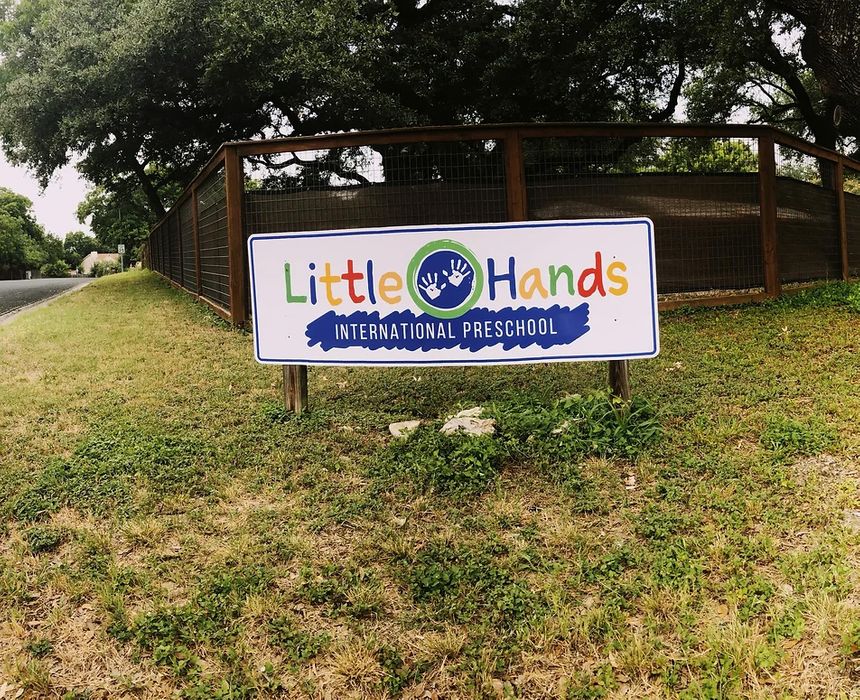 little hands preschool sign