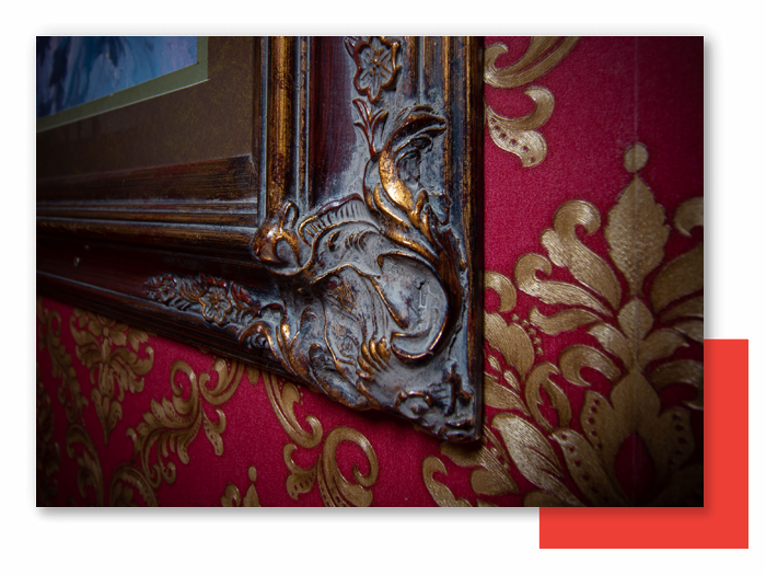 Ornate Corner of a Picture Frame