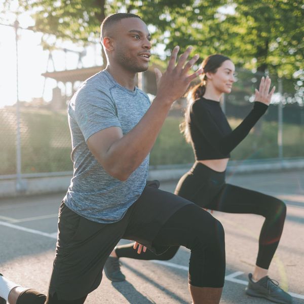 man working out