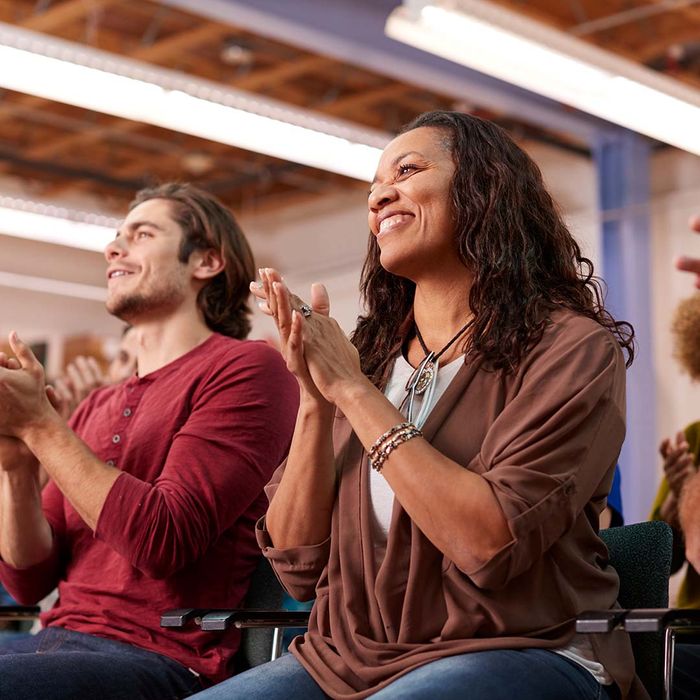 People enjoying a live show