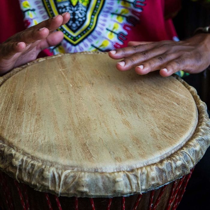 Man drumming