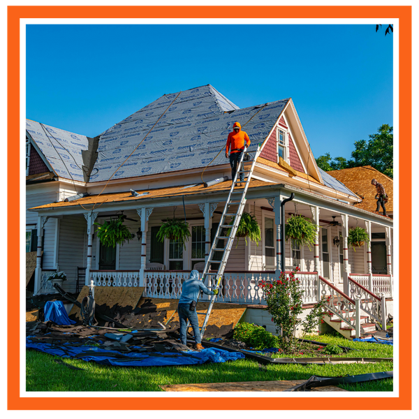 team working on home