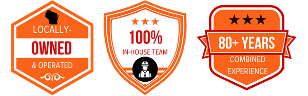 Locally Owned & Operated, 100% In-House Team, 80+ Years Combined Experience