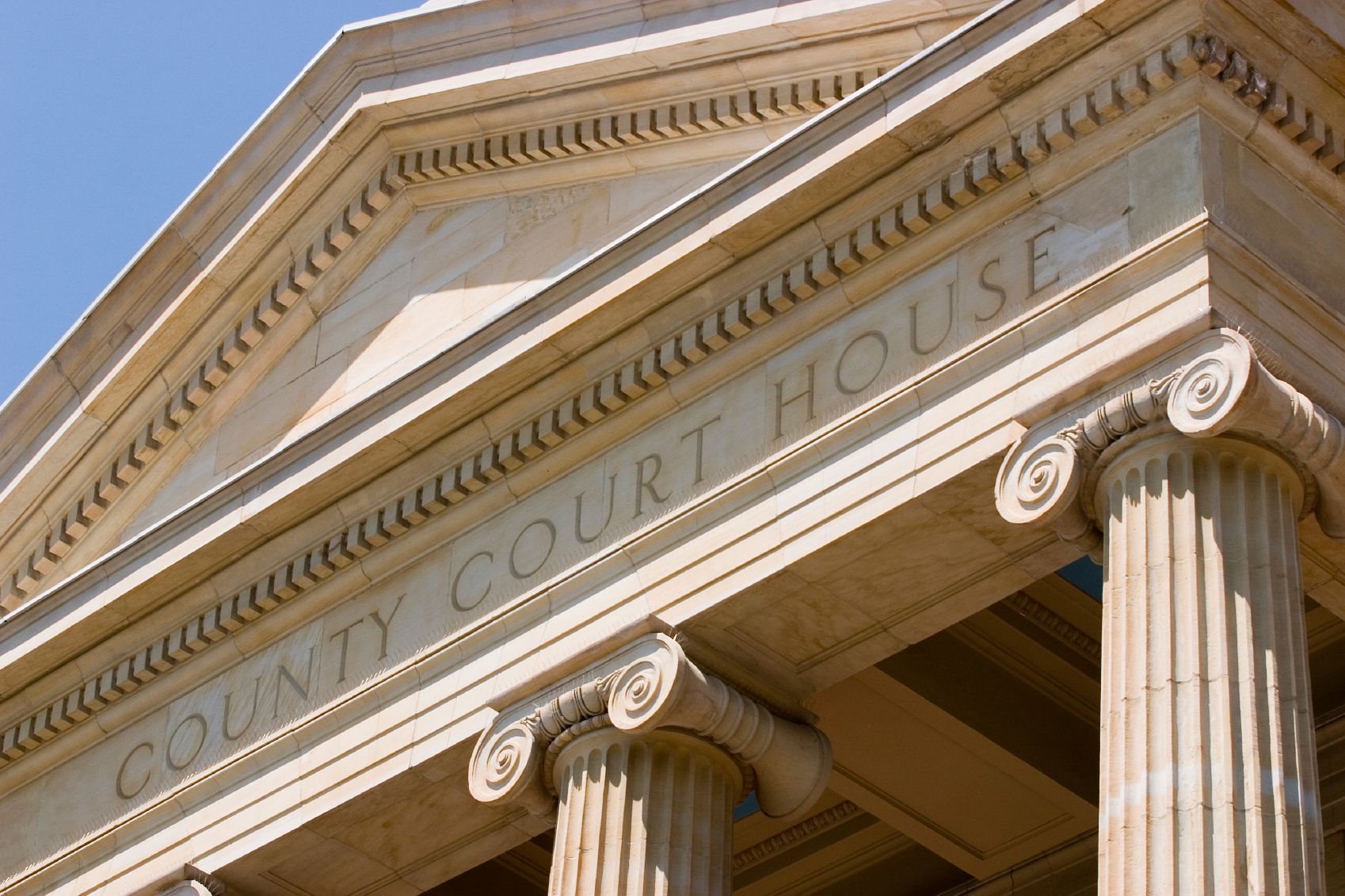 Courthouse columns