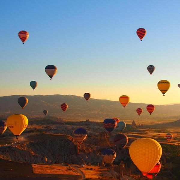 Hot air balloons in California