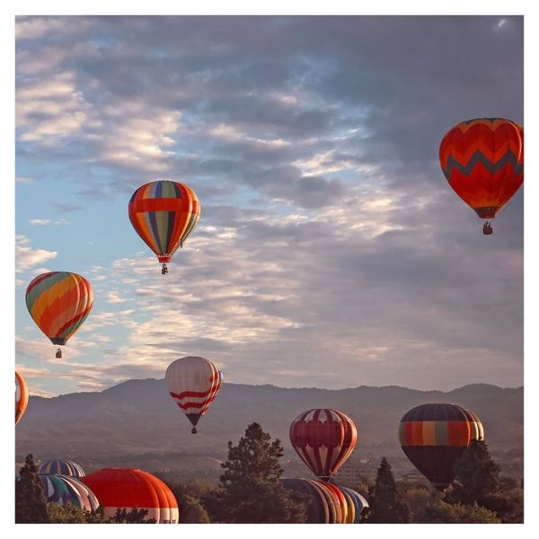 hot air balloons