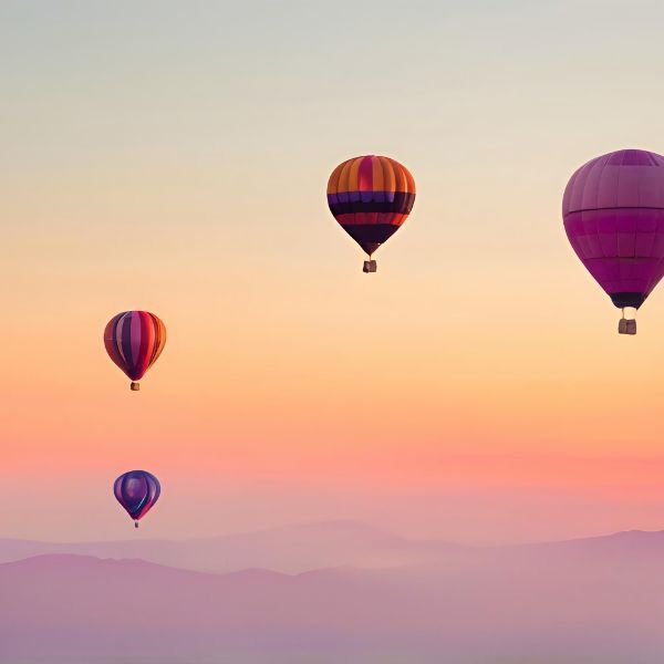 hot air balloons