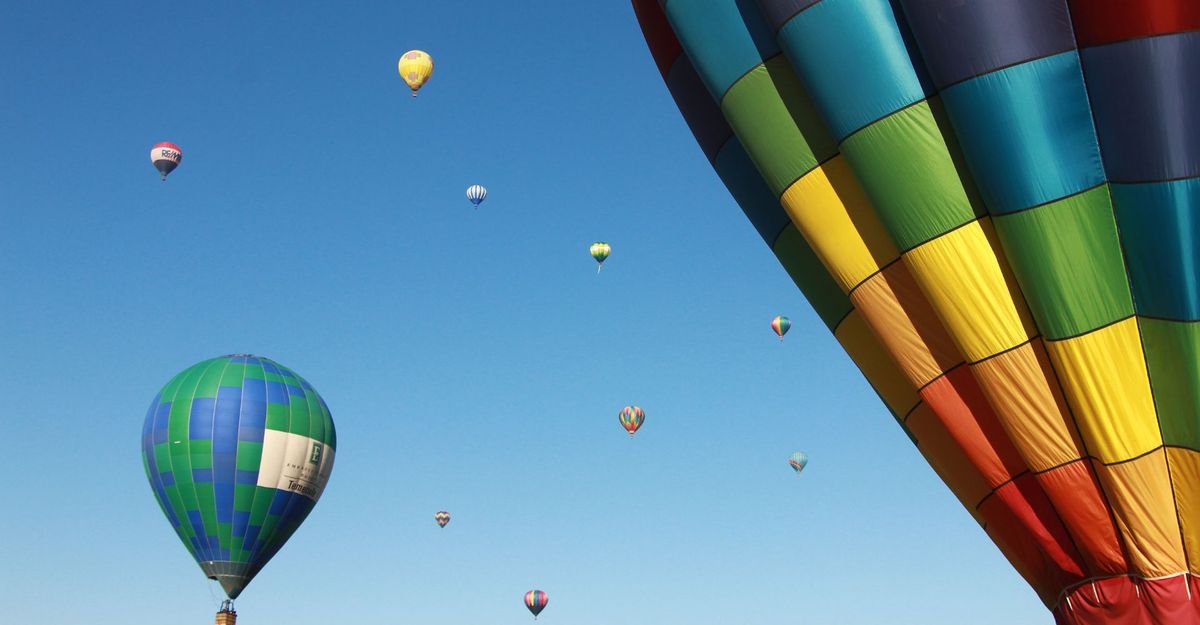 hot air balloons