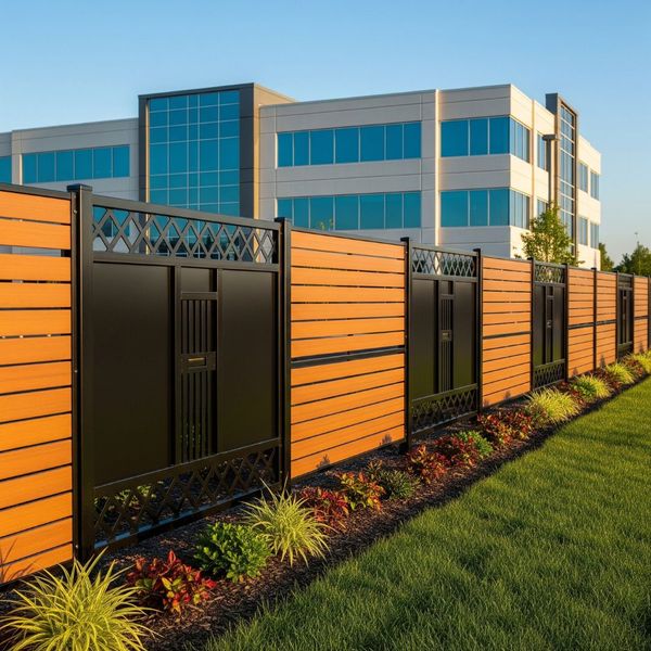 A nice commercial fence