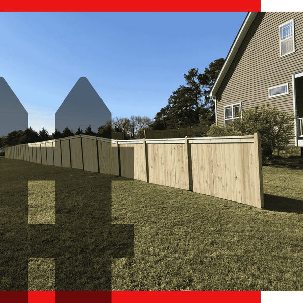 Image of a residential fence