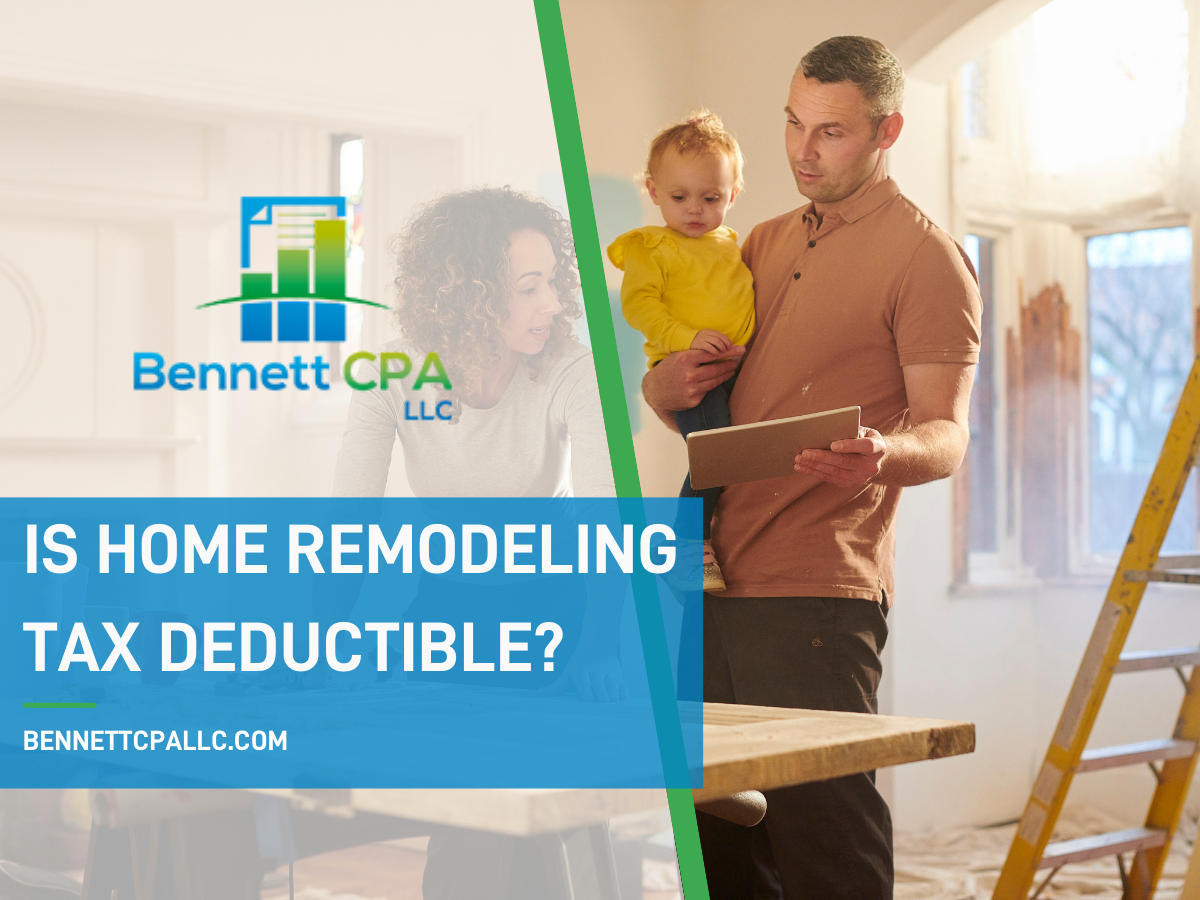 Is Home Remodeling Tax Deductible?