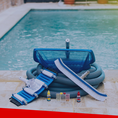 image of pool cleaning tools